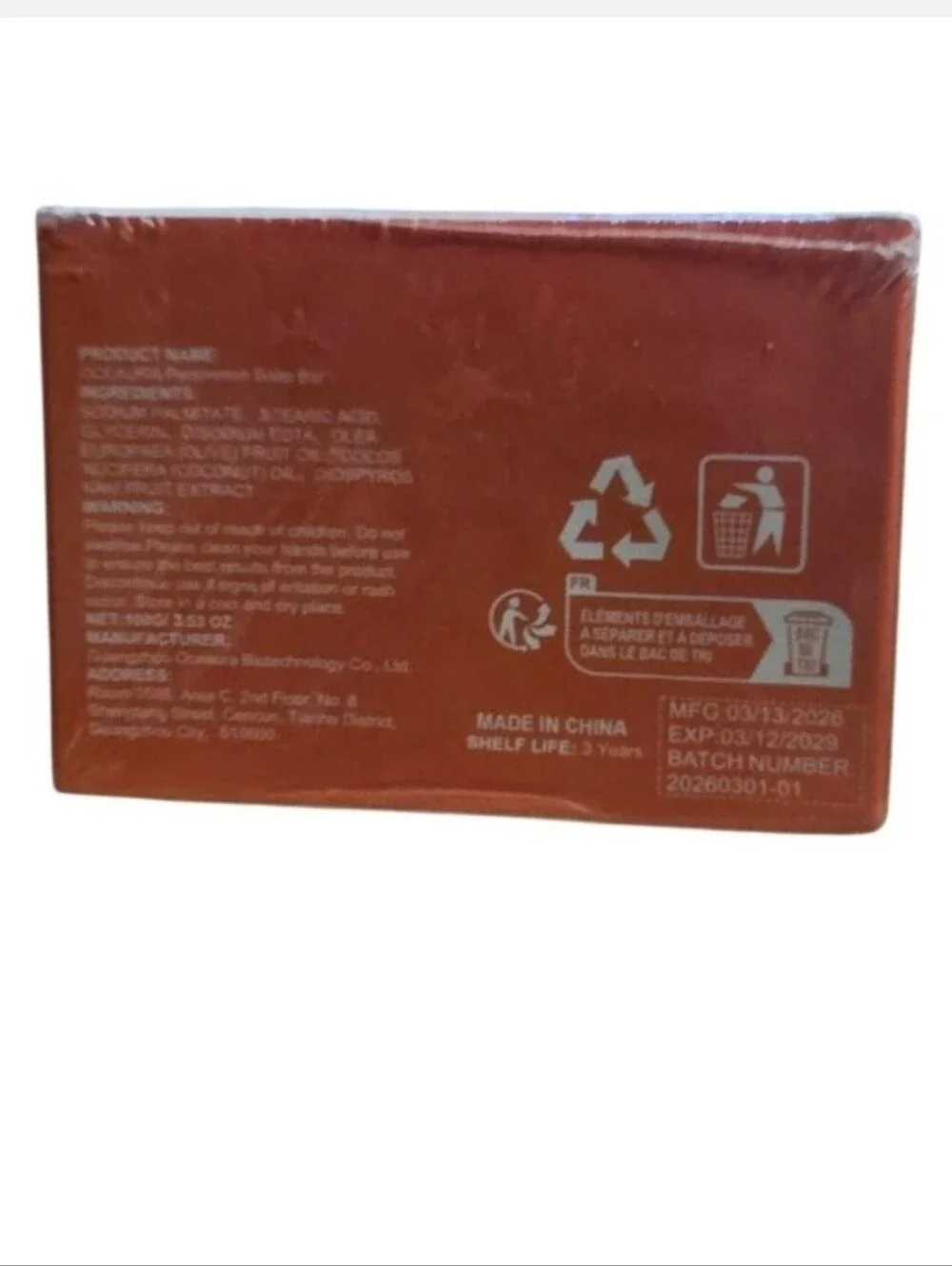 Persimmon Hand Soap Bar — Bright Orange Nourishing Cleanse
